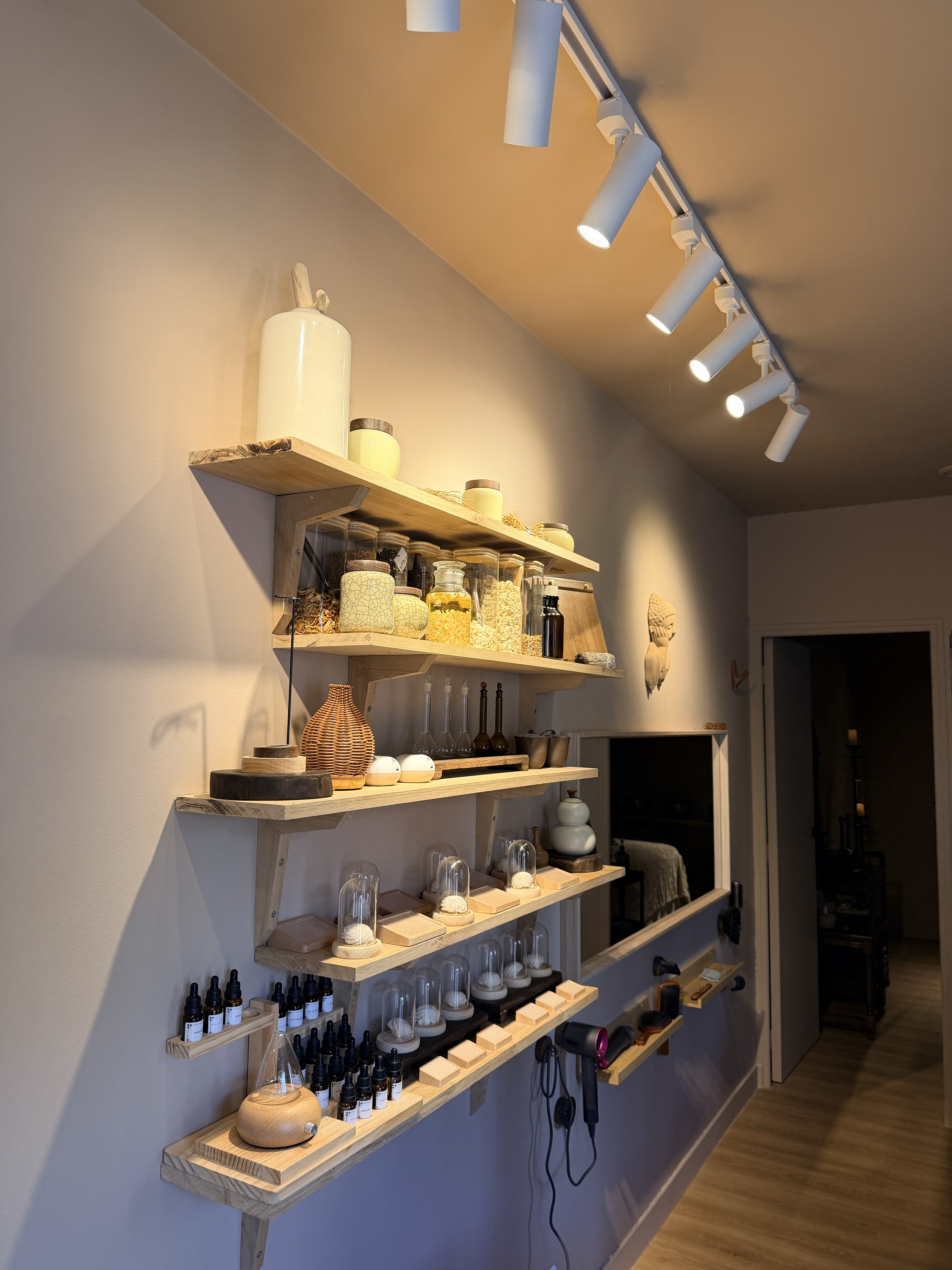 Atmosphère végétale du salon
